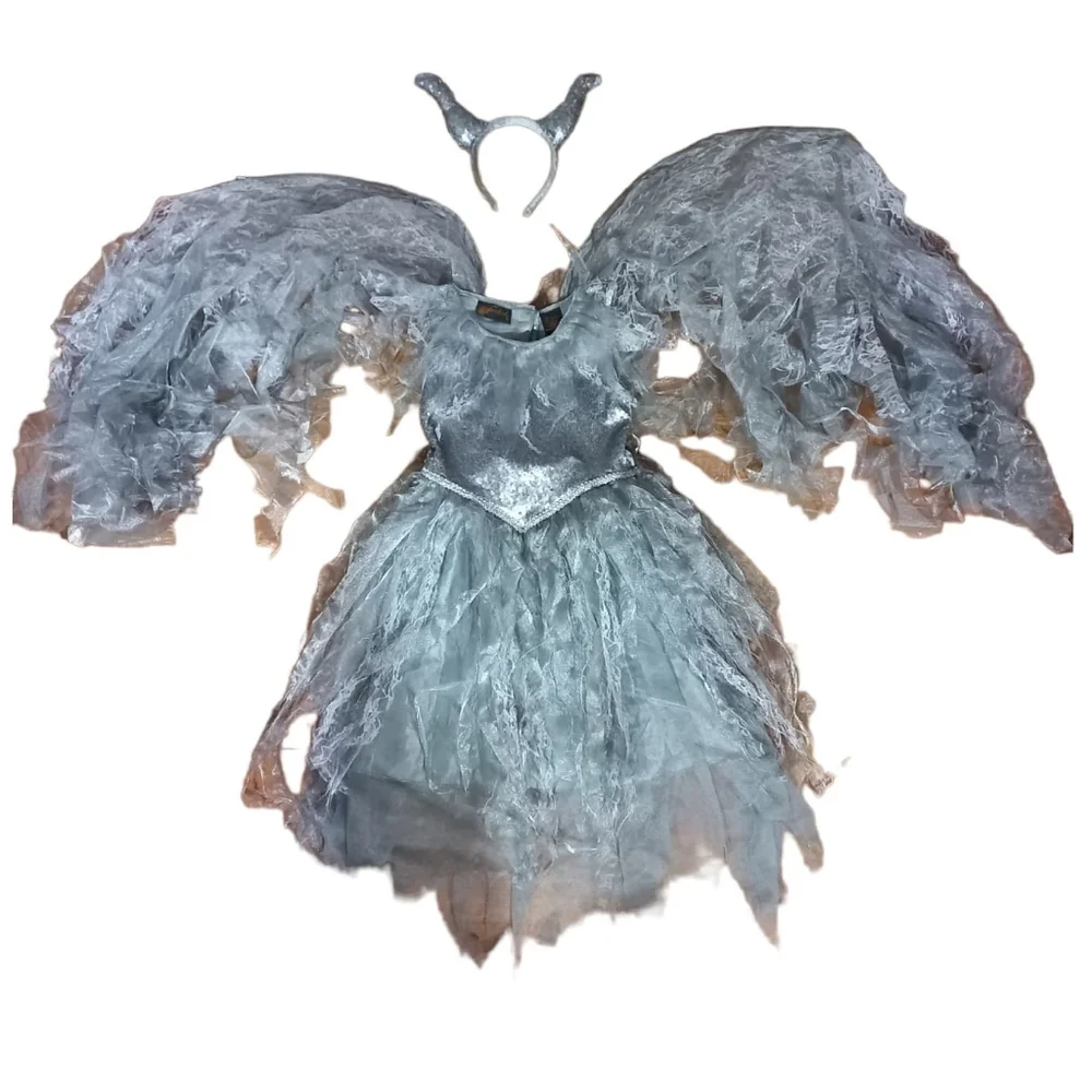Spooked Angel Maleficent Gray Costume
